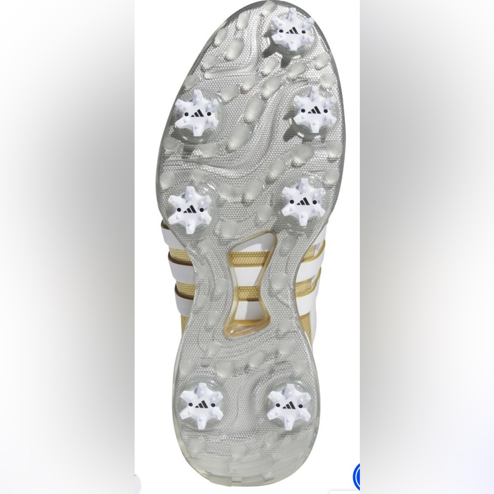 Adidas Tour 360 Men’s Golf Shoes-White and Gold-Size 11.5 NIB⛳️ - Picture 8 of 13